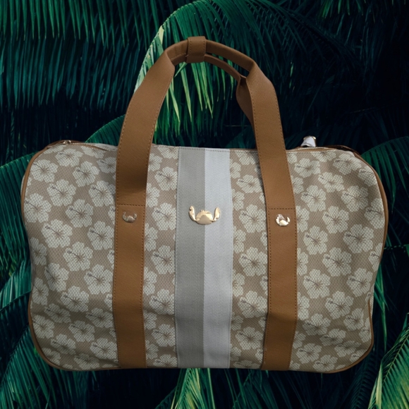 Disney Stitch Rolling Luggage Duffle Bag - Picture 2 of 16